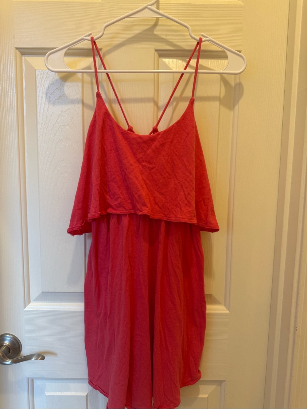 Victoria's Secret Red Spaghetti-Strap Chemise